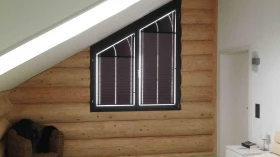 Plissee Schrägfenster