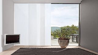 Flächenvorhang weiß